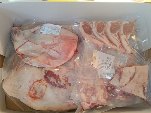 Colis de viande d'Agneau 7à9KG BIO GAEC Vent Marais